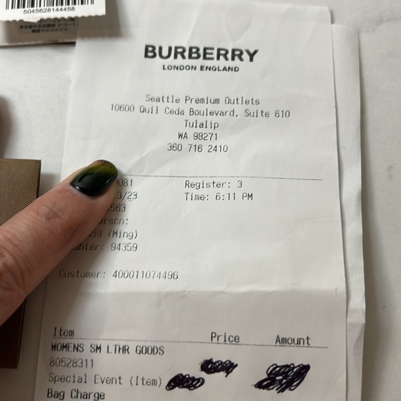 NWT Burberry Black Elmore Leather Zip Around Wallet - Picture 13 of 14